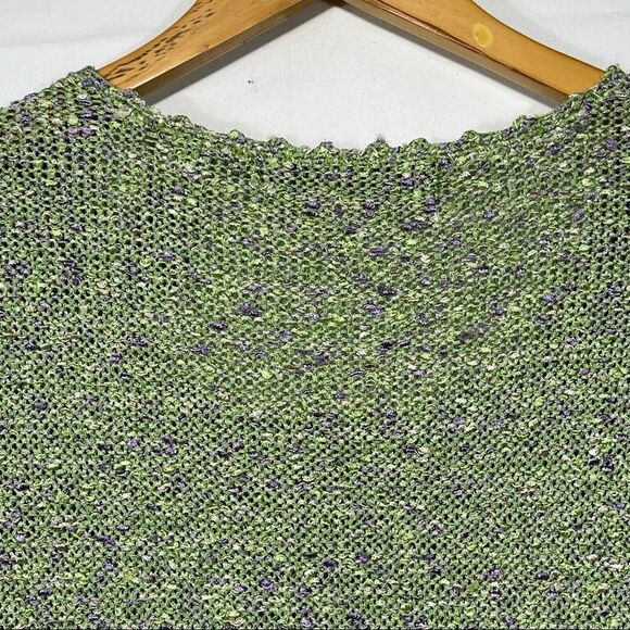 Crazy Horse Collection Green Knitted  Top - Picture 9 of 14